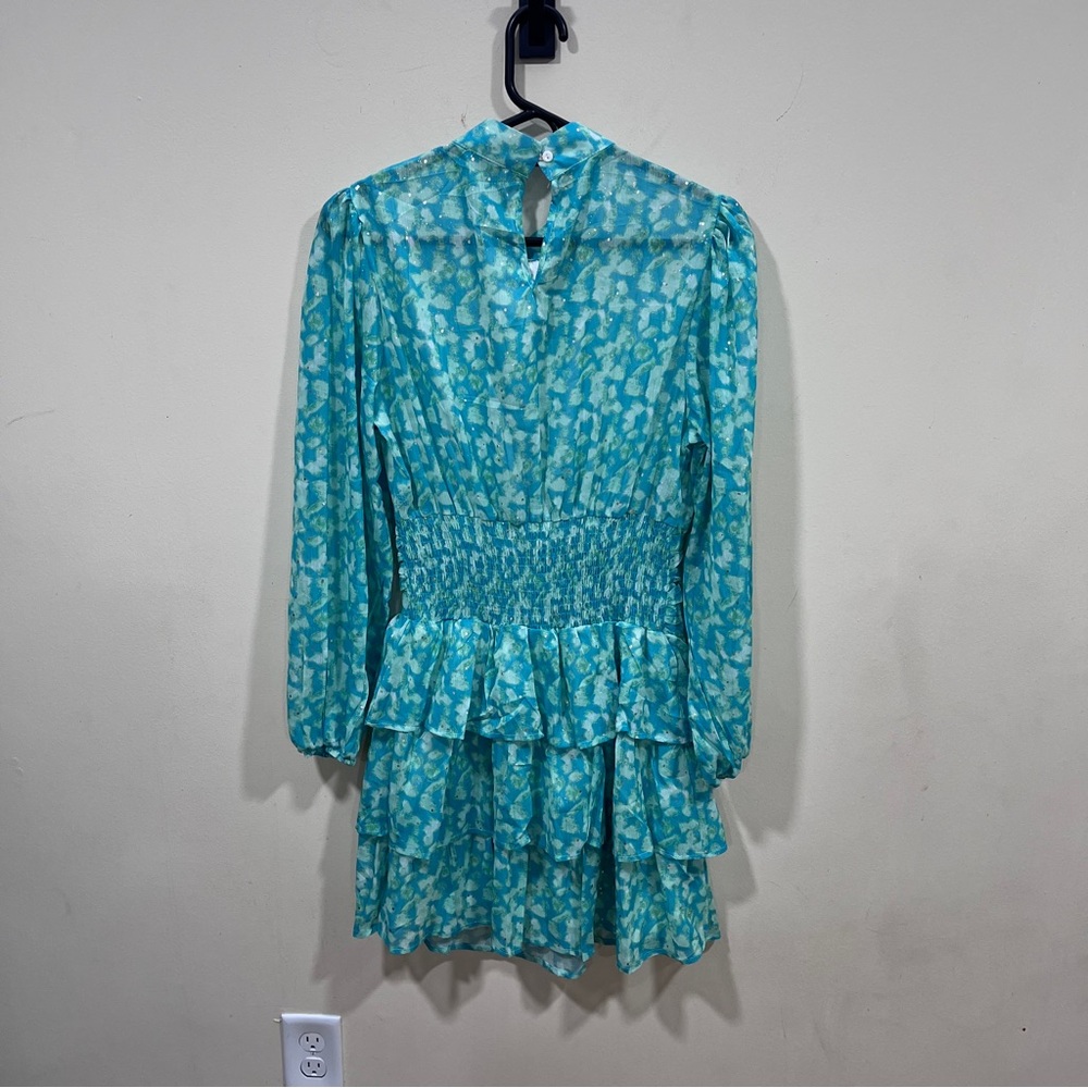 Easy Clothes Blue And Green Manae Dress Our Color: Blue And Green size medium - Picture 8 of 10